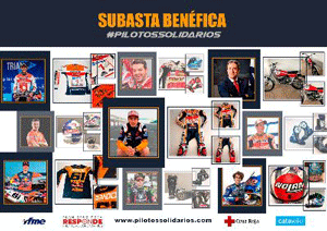 Arrancó la subasta de pilotos motociclistas solidarios