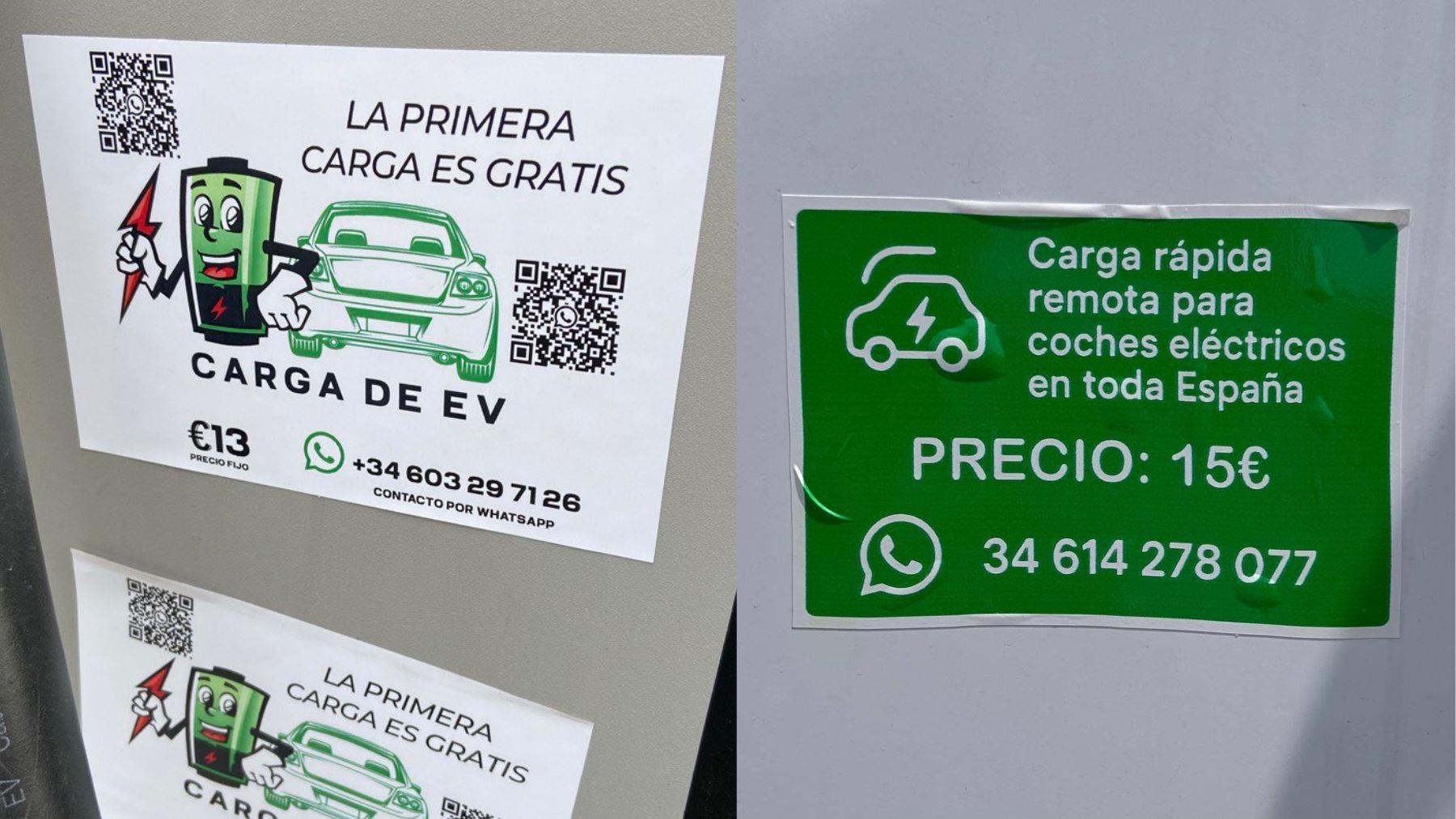 Alertan sobre el fraude de pegatinas falsas en los puntos de recarga de vehículos eléctricos
