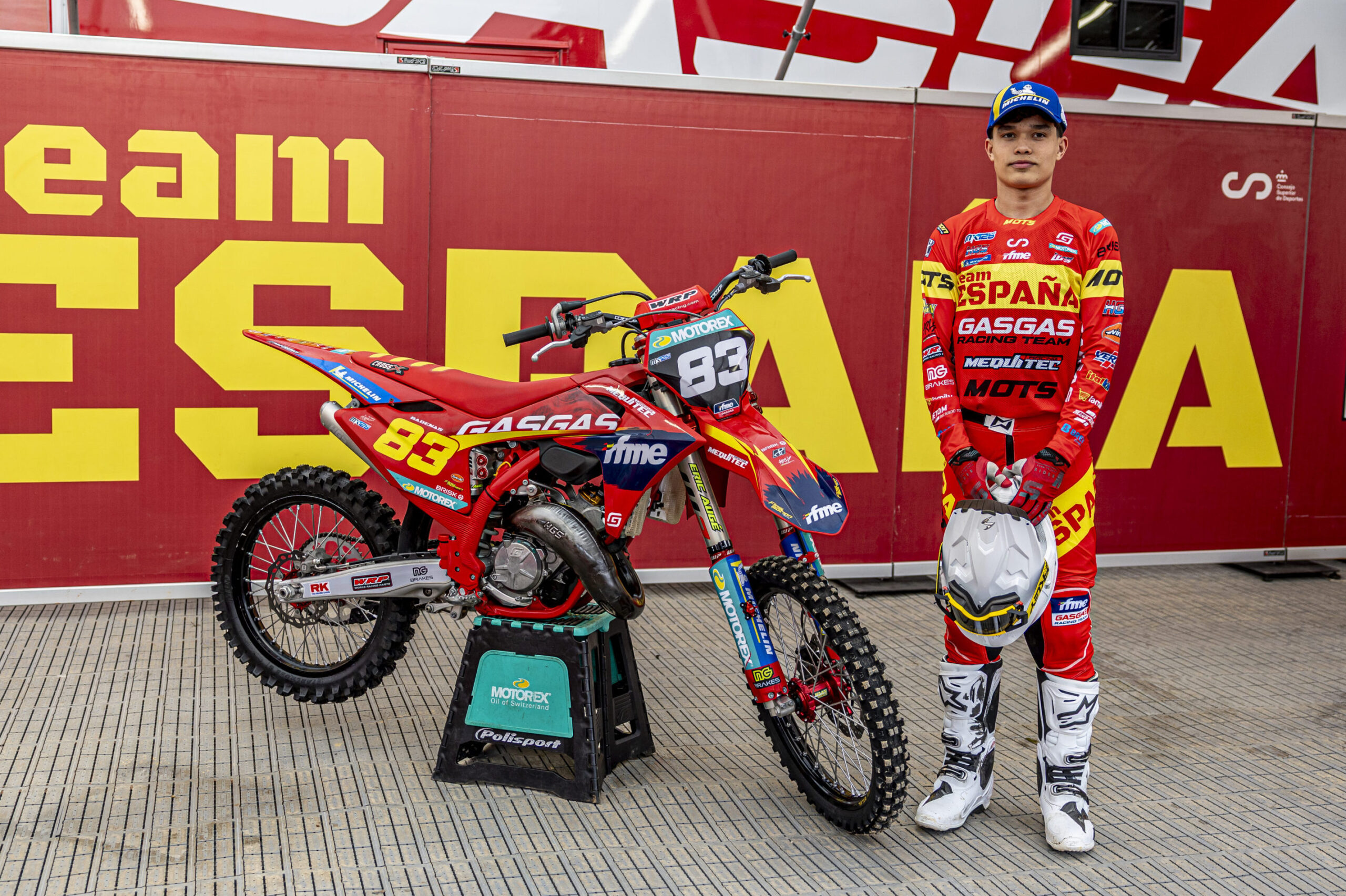 Fallece el piloto del equipo nacional de Motocross, Enzo Badenas