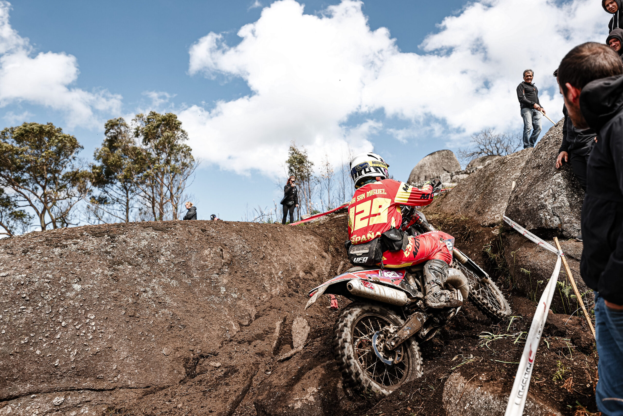 Dominguez, Godino, Saumell y San Miguel, equipo nacional de Enduro