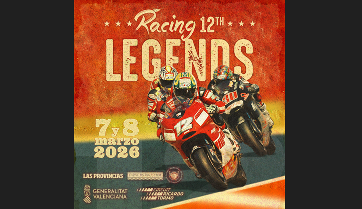 Ya están a la venta las entradas para el Racing Legends 2026 en Cheste (7 y 8 de marzo)