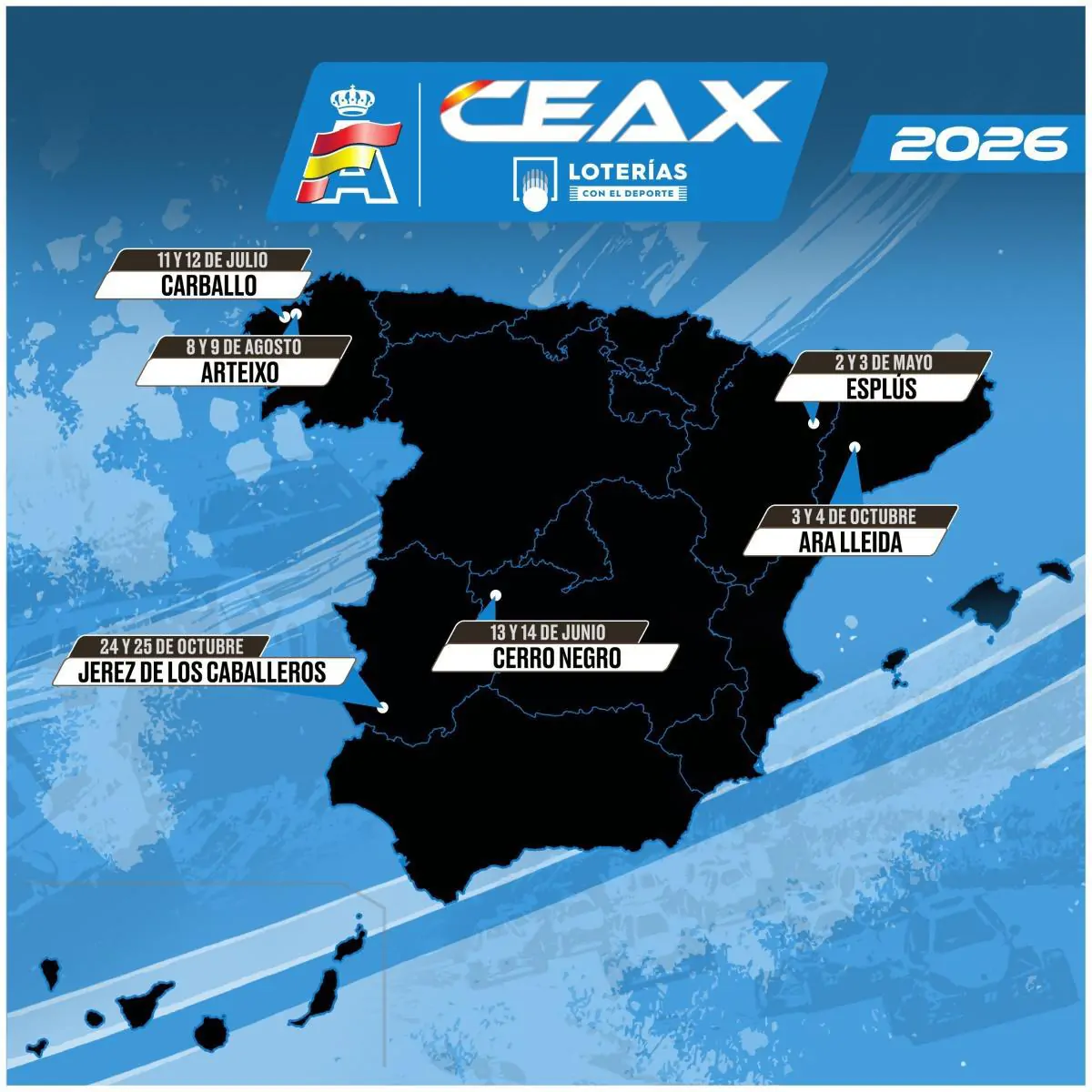 Nacional de Autocross arrancará en Esplús y concluirá en Jerez de los Caballeros