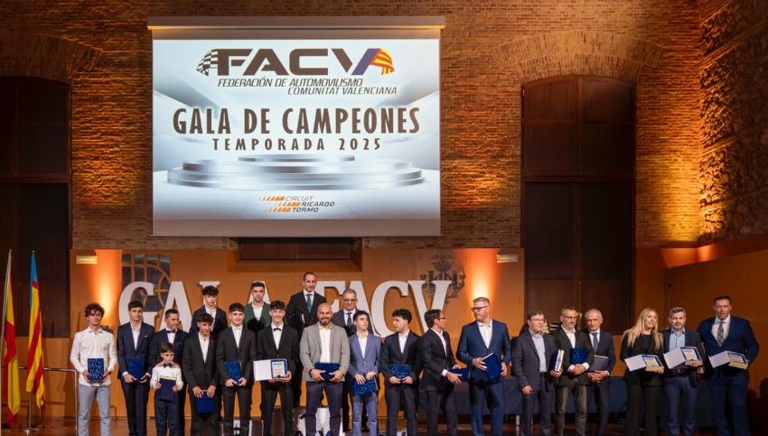 La FACV entregó los galardones a los campeones de la temporada de 2025
