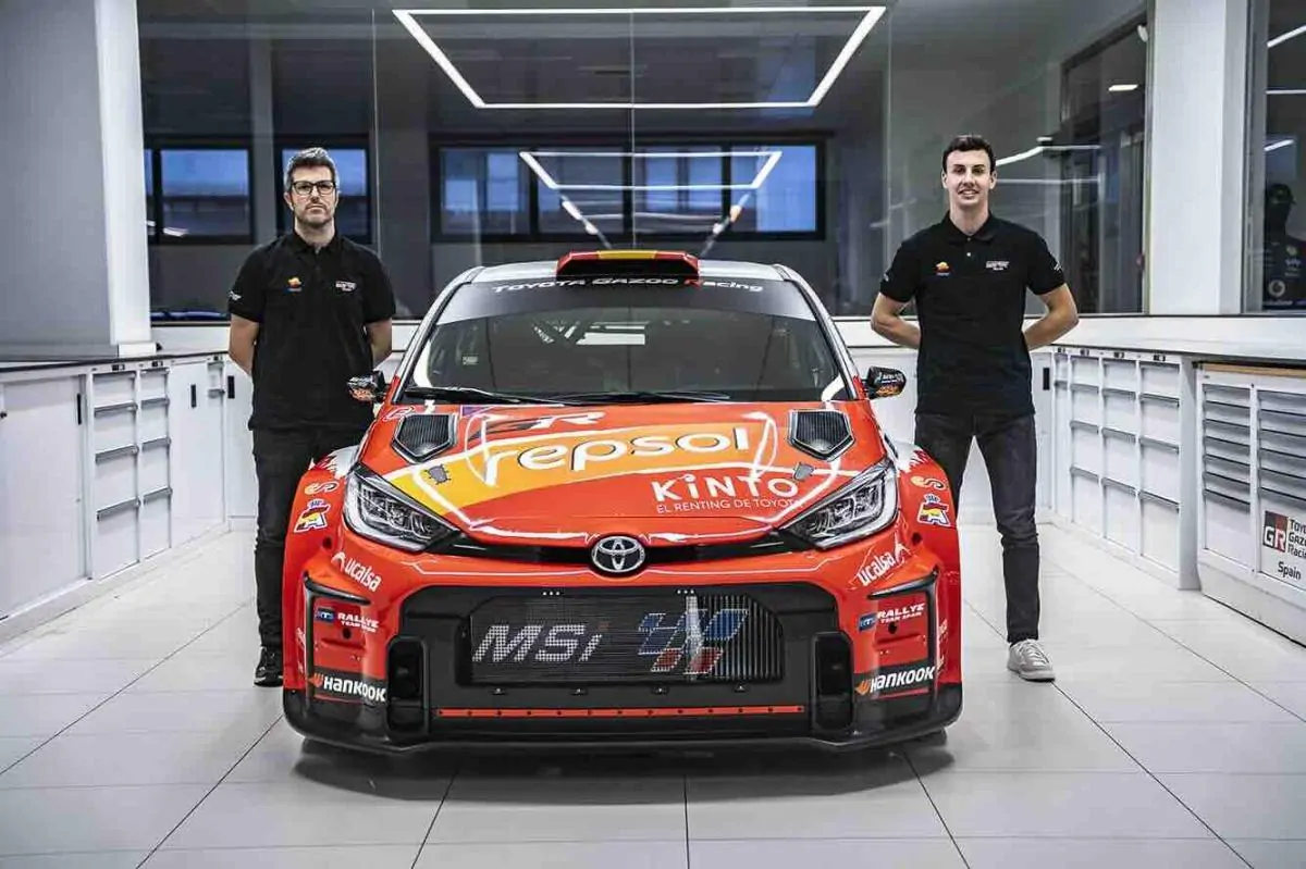 Cachón y Rozada (Toyota) volverán a competir para el Rallye Team Spain en WRC2