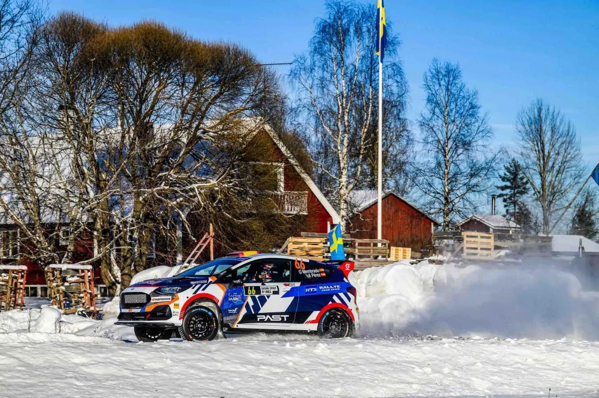 Gil Membrado (Rallye Team Spain) debuta con un cuarto puesto en el Junior WRC en Suecia