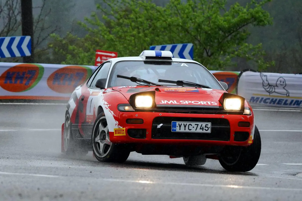 Jari-Matti Latvala y Janni Hussi (Toyota Celica), ganadores del Rally Costa Brava 2026