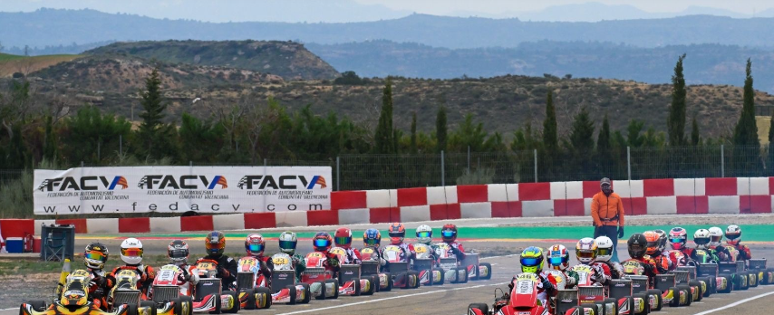 Récord de inscritos en el inicio del CKCV en el circuito turolense de Motorland Aragón