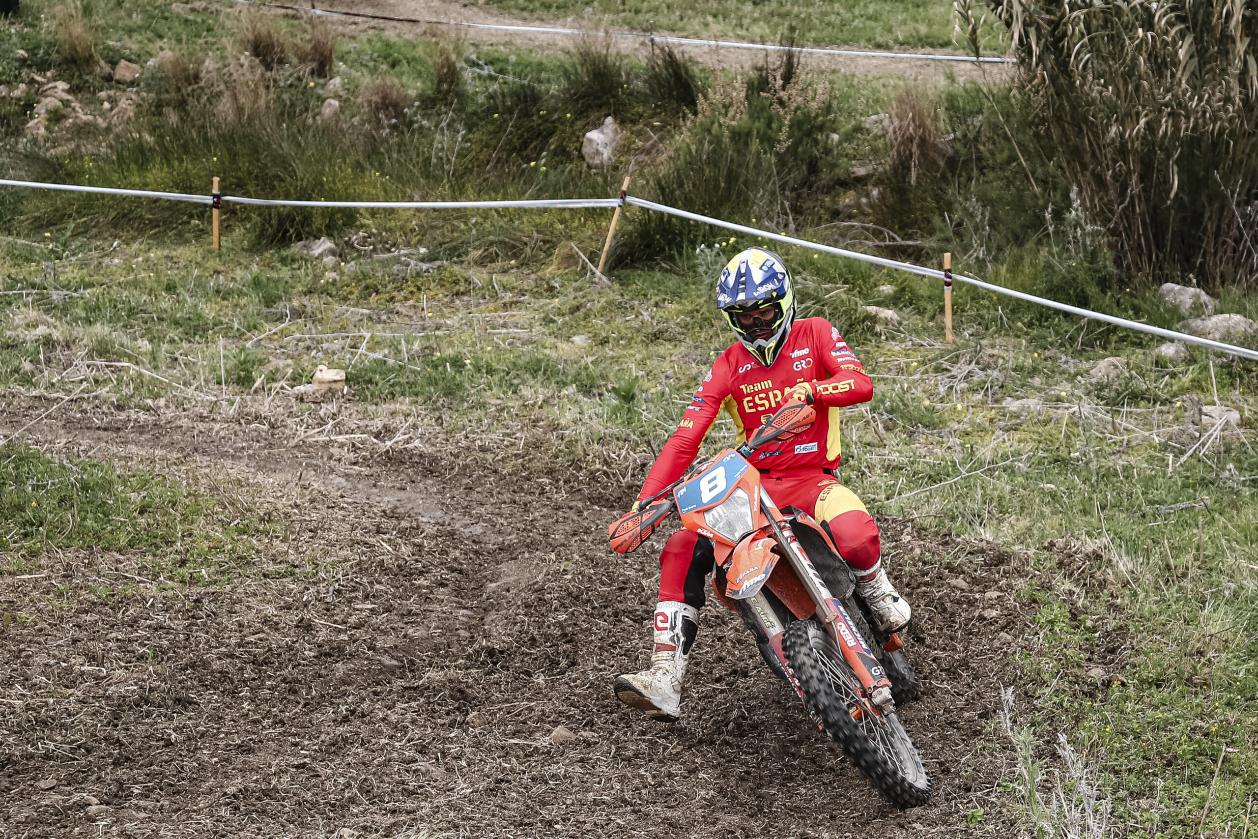 Yago Domínguez firma su primer podio con el Equipo Nacional en el EnduroGP de España