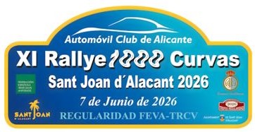 36 equipos competirán en el XI Rallye 1000 Curvas-Sant Joan d´Alacant 2026, del ACA