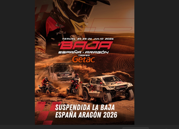 Suspendida la Baja España Aragón 2026 ante el riesgo extremo de incendios