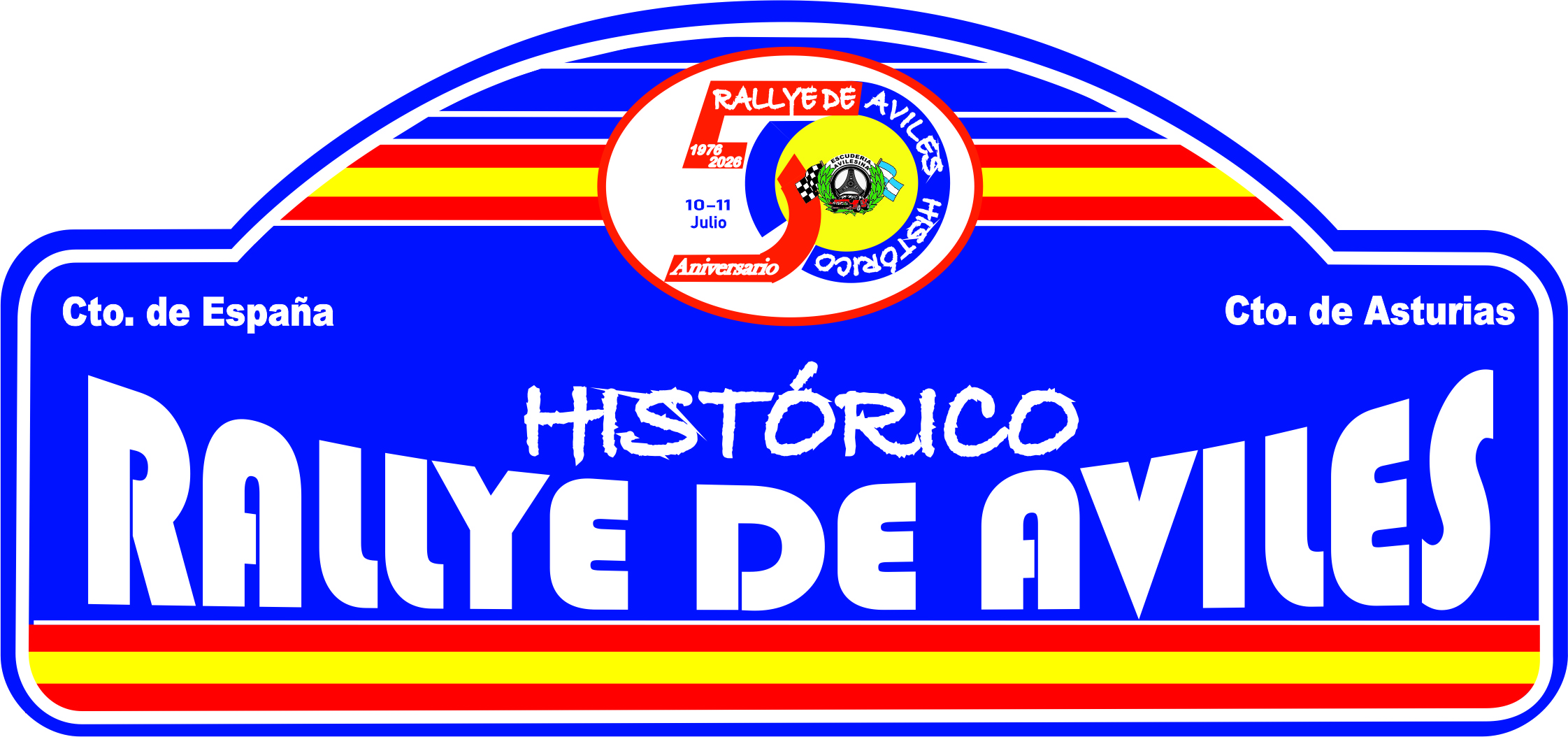 Los principales candidatos al CERH están en Avilés en las bodas de oro del Rallye