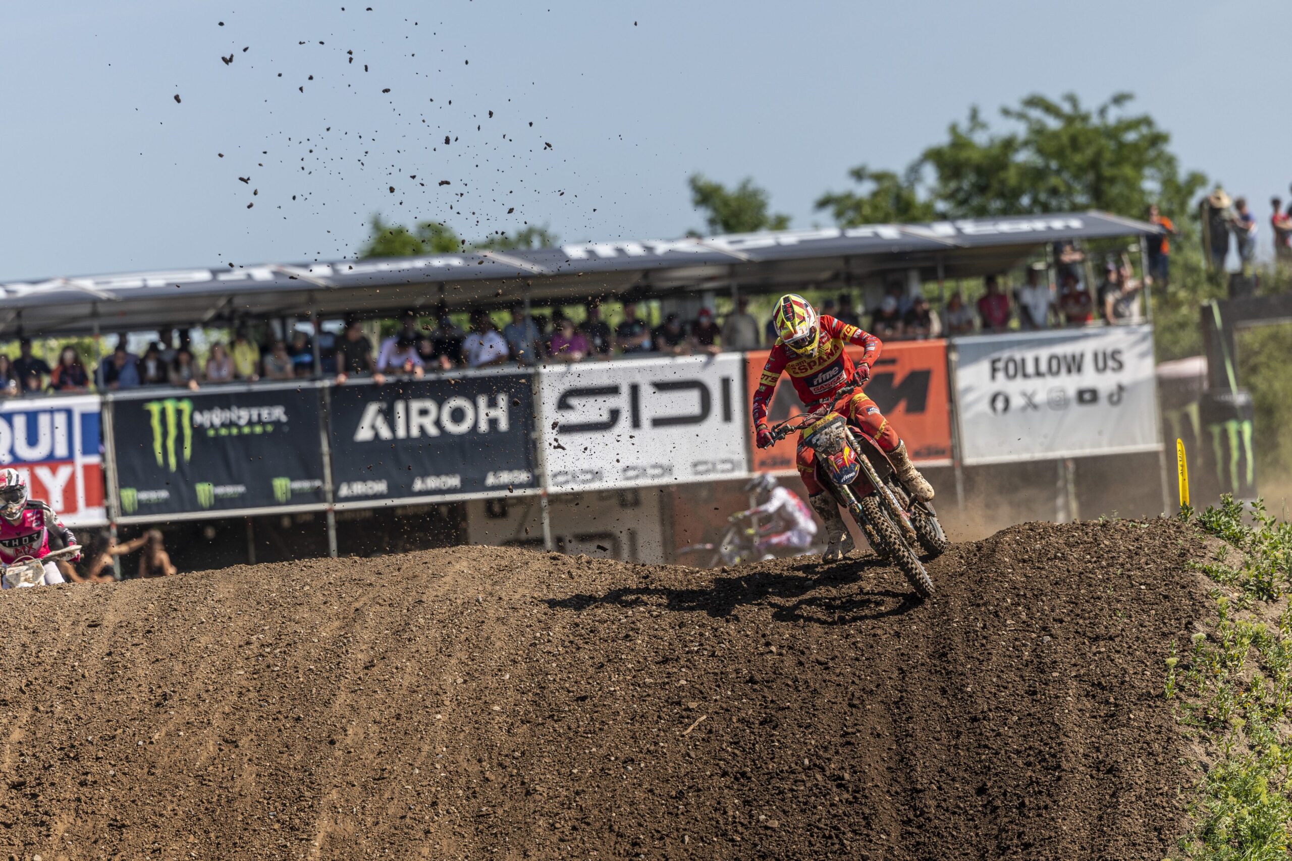 Adriá Monné fue el mejor del equipo español en el MXGP de Suecia, acabando octavo
