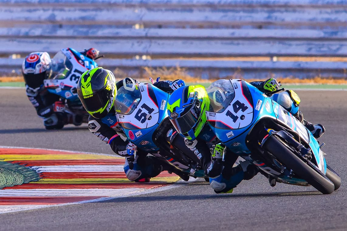 Carreras decididas por la mínima en el estreno de la Aspar Cup en Albacete