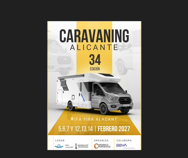 Caravaning Alicante presenta el cartel de su 34ª edición en IFA Fira Alacant