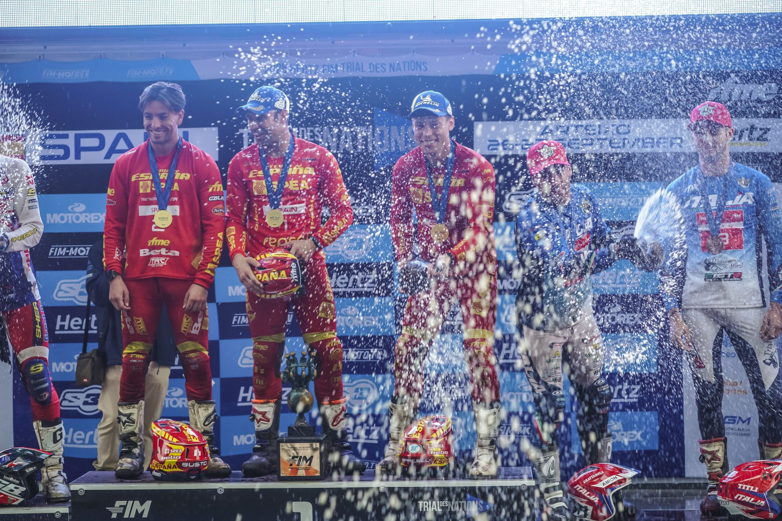 España suma tres podios de tres posibles en el Trial de las Naciones de Arteixo
