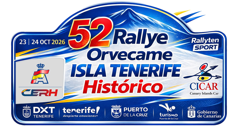 75 equipos inscritos en el 52º Rallye Isla Tenerife Histórico (23 y 24 de octubre)